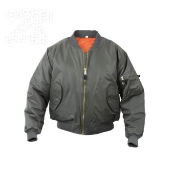 military and police store: military and police store: kids ma-1 flight jacket: sage green