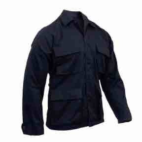 military and police store: military and police store: tactical 4-pocket bdu shirt: midnight navy