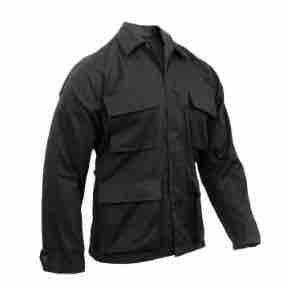 military and police store: military and police store: battle dress uniform shirt: black
