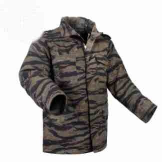 military and police store: military and police store: m-65 field jacket: tiger stripe camo