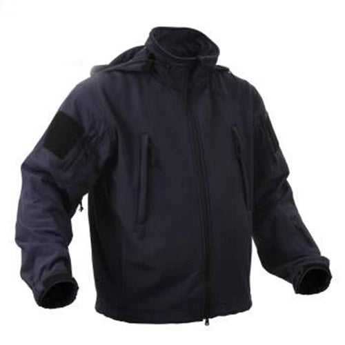 military and police store: military and police store: special ops soft shell jacket:  midnight blue
