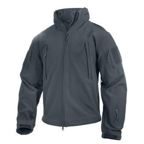 military and police store: military and police store: special ops soft shell jacket: gunmetal grey
