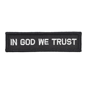 military and police store: military and police store: morale patch: in god we trust
