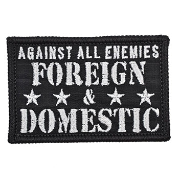 military and police store: military and police store: morale patch: against all enemies