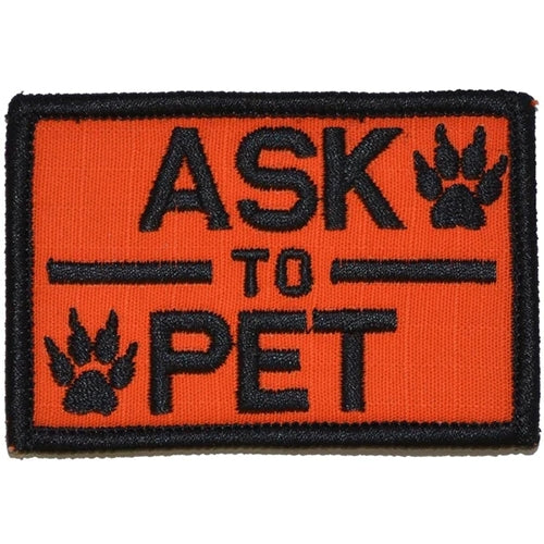 military and police store: military and police store: morale patch: ask to pet