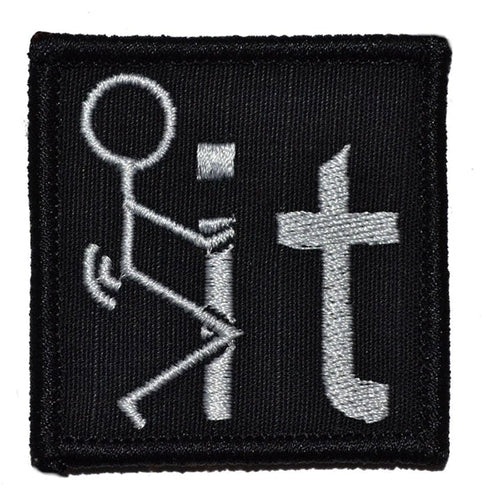 military and police store: military and police store: morale patch: fuck it