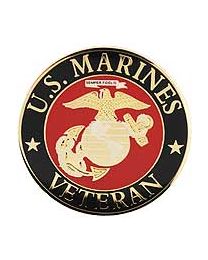 Military Pin: USMC EGA Veteran X-Large