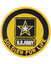 Military Patch: Army-Soldier for life