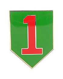 Military Pin: 1st Inf. Division