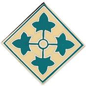 Military Pin: 4th Inf. Division