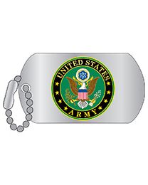 Military Pin: Army Dog Tag