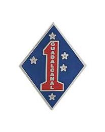 Military Pin: USMC 1st Division