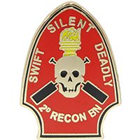 Military Pin: USMC 2nd Recon BN