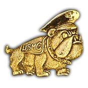 Military Pin: USMC Bulldog