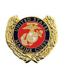 Military Pin: USMC Wreath