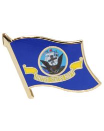 Military Pin: USN Flag