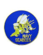 Military Pin: USN Seabees