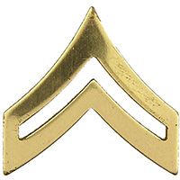 Military Pin: Army Corporal E4