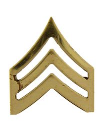 Military Pin: Army Sergeant E5