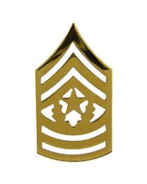 Military Pin: Army Command Sergeant Major E9