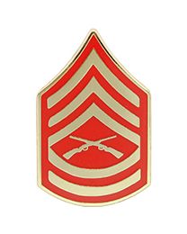 Military Pin: USMC Gunnery SGT. E7