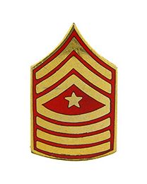 Military Pin: USMC Sergeant Major E9